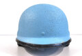 Frankreich, ballistischer Helm datiert 1993, UN blau lackiert. Versand nur innerhalb Deutschland