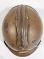 Belgien 1.Weltkrieg, Stahlhelm Modell 1915. Zusammengehöriges Stück, Originallack