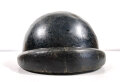 Frankreich, Stahlhelm für Panzertruppen Modell 1935.  Schwarzer Originallack