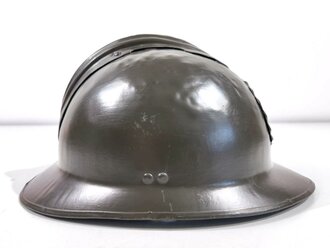 Peru, Stahlhelm M34, Zusammengestellter Helm mit neuteilen ergänzt uznd neu lackiert