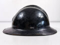 Belgien 2.Weltkrieg, Stahlhelm Modell 1926 für Angehörige der Polizei ( schwarz lackiert )