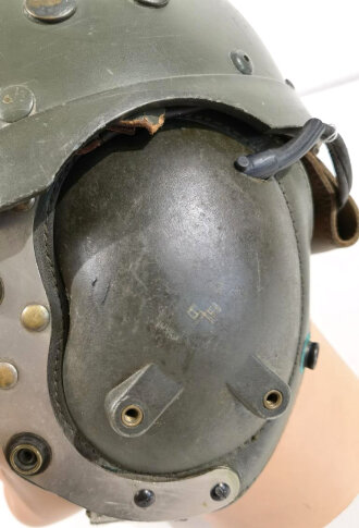 Frankreich, Helm für Panzerbesatzungen in gutem Zustand, datiert 1968