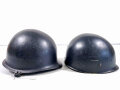 Niederlande , Stahlhelm mit Innenhelm Polizei . Originallack