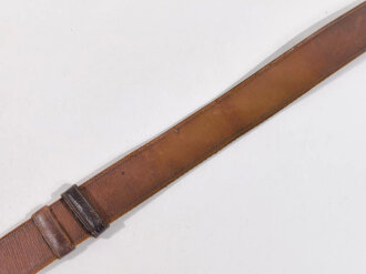 1.Weltkrieg Oldenburg oder Baden, feldgraue Feldbinde für Offiziere. Zusammengehörig, Gesamtlänge 106cm, Selten