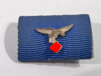 Bandspange Dienstauzeichnung 4 Jahre der Luftwaffe. Schöner getragener Zustand