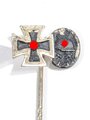 Miniatur 9 mm Eisernes Kreuz und Verwundetenabzeichen Schwarz