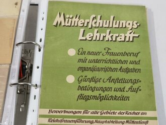 NS Volkswohlfahrt NSV, Ordner voll Belege aller Art