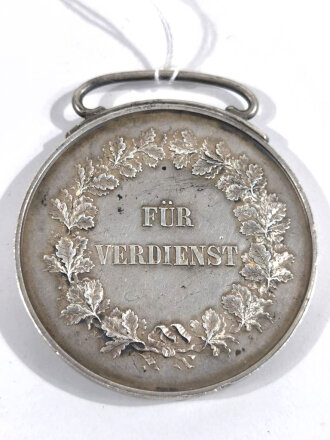 Baden , große silberne Verdienstmedaille 1882-1908,...