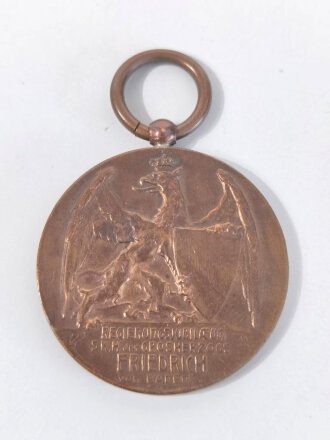 Baden, tragbare Medaille Friedrich von Baden...