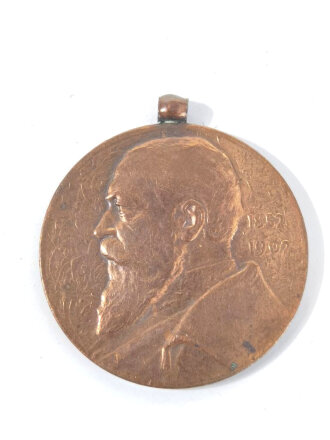 Baden, tragbare Medaille Friedrich von Baden anlässlich seines 50jährigen Regierungsjubiläum 1902