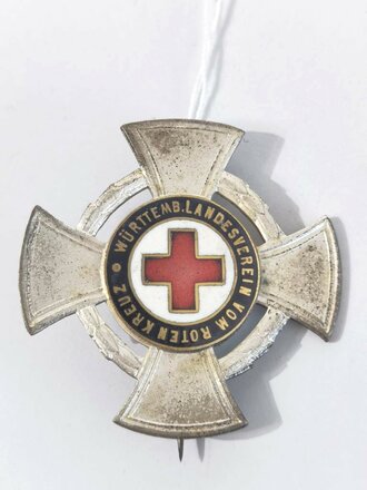 Württemberg, Landesverein vom Roten Kreuz, Ehrenzeichen für 10 jährige verdienstvolle Tätigkeit. Guter Zustand