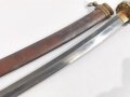 Japan 2.Weltkrieg , Katana für Offiziere . Saubere Klinge, der Lack der Scheide fehlt grösstenteils, der Arretierhaken für die Scheide fehlt