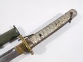 Japan 2.Weltkrieg , Katana für Unteroffiziere . Saubere Klinge, der Lack der Scheide original, Griff etwas wackelig