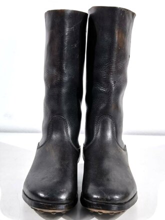 Paar Stiefel für Mannschaften der Wehrmacht, guter Zustand, ganz wenig getragenes Paar, Sohlenlänge 29cm