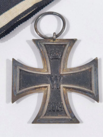 Eisernes Kreuz 2.Klasse 1914, Hersteller "WILM" im Bandring für -H.J. Wilm, Berlin