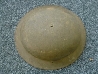US Army WWI, steel helmet, original paint and liner, untouched example