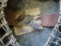 US Army WWI, steel helmet, original paint and liner, untouched example