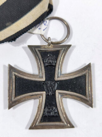 Eisernes Kreuz 2.Klasse 1914, Hersteller "H" im Bandring für Zehn, Berlin