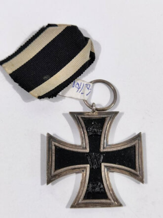 Eisernes Kreuz 2.Klasse 1914, Hersteller "H" im Bandring für Zehn, Berlin