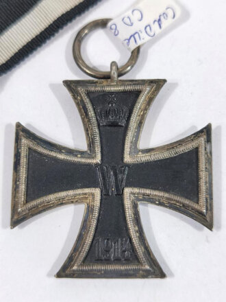 Eisernes Kreuz 2.Klasse 1914, Hersteller "CD 800" im Bandring für Carl Dillenius