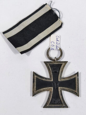 Eisernes Kreuz 2.Klasse 1914, Hersteller "CD 800" im Bandring für Carl Dillenius