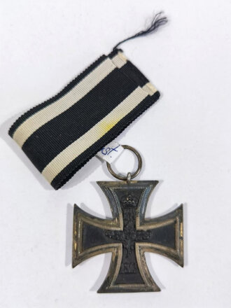 Eisernes Kreuz 2.Klasse 1914, Hersteller " 800" im Bandring für Carl Dillenius