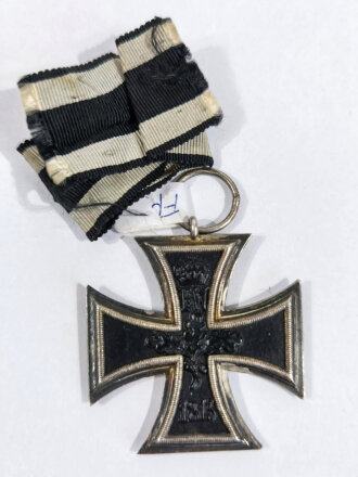 Eisernes Kreuz 2.Klasse 1914, Hersteller "FI?" im Bandring , undeutlich abgeschlagen