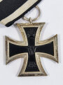 Eisernes Kreuz 2.Klasse 1914, unleserlich markiert, mit Bandabschnitt
