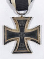Eisernes Kreuz 2.Klasse 1914, Hersteller "J" im Bandring für Juncker, Berlin / Band oben vernäht