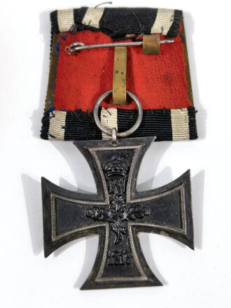 Eisernes Kreuz 2.Klasse 1914 an Einzelspange / Schöner Gesamtzustand
