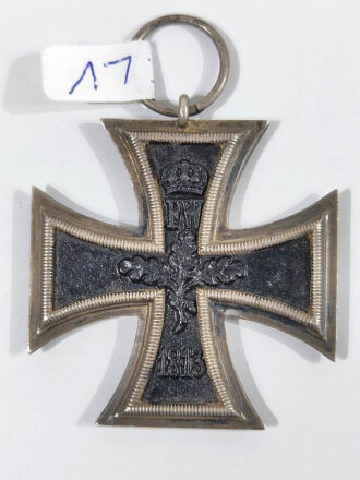 Eisernes Kreuz 2.Klasse 1914, Hersteller "LV" im Bandring für Lieferungsverband für Eiserne Kreuze/ Selten