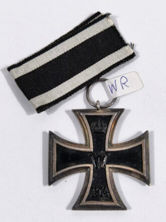 Eisernes Kreuz 2.Klasse 1914, Hersteller "WR" im Bandring
