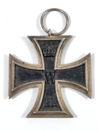 Eisernes Kreuz 2.Klasse 1914, Hersteller "+M+" im Bandring namentlich nicht bekannt/ Sehr selten