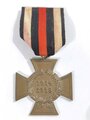 Ehrenkreuz für Kriegsteilnehmer am Band mit Hersteller R.V.25 Pforzheim