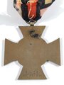 Ehrenkreuz für Kriegsteilnehmer am Band mit Hersteller R.V.25 Pforzheim