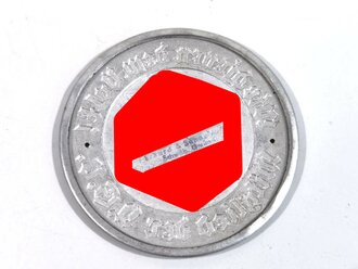 NS Volkswohlfahrt, Türplakette Aluminium 75mm "...