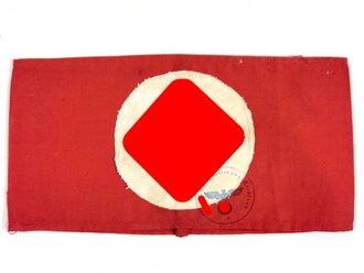 Armbinde NSDAP, zweiteilige Ausführung, leicht getragen