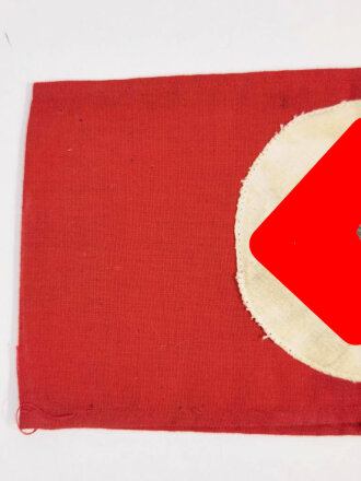 Armbinde NSDAP, zweiteilige Ausführung, leicht getragen