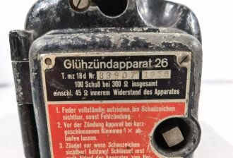 Glühzündapparat 26 der Wehrmacht datiert 1936. Originallack, Funktioniert .
