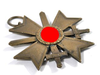 Kriegsverdienstkreuz 2. Klasse 1939 mit Schwerter/ Hersteller 55 im Bandring für "J.E. Hammer & Söhne , Geringswalde"