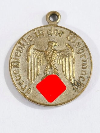Miniatur Dienstauszeichnung der Wehrmacht für 4....