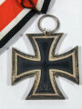 Eisernes Kreuz 2. Klasse 1939 mit Hersteller 76 im Bandring für " Ernst L. Müller, Pforzheim " selten / Hakenkreuz minimal Berieben