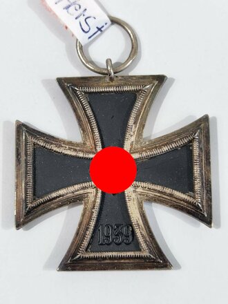 Eisernes Kreuz 2. Klasse 1939 mit Hersteller 98 im Bandring für " Rudolf Souval, Wien " / Hakenkreuz mit voller Schwärzung