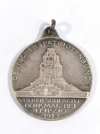 Tragbare Medaille Leipzig 1913 Deutscher Patriotenbund...