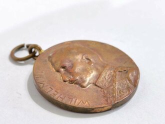 Tragbare Medaille 1913  Göttingen - auf die 100 Jahrfeier der Befreiungskriege, Brustbild Kaiser Wilhelm II / Bronze / Durchmesser 29 mm