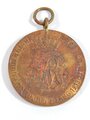 Tragbare Medaille 1913  Göttingen - auf die 100 Jahrfeier der Befreiungskriege, Brustbild Kaiser Wilhelm II / Bronze / Durchmesser 29 mm