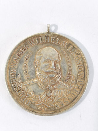 Tragbare Medaille Kriegherr der Deutschen Armee / Buntmetall / Durchmesser 33 mm