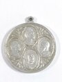 Tragbare Medaille 1905 Wilhelm II- Erinnerung an das Kaiser Manöver 1905/ Aluminium / Durchmesser 39 mm