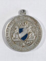 Tragbare Medaille Erinnerung an das Corps- Manöver-1907 / Aluminium / Durchmesser 33 mm