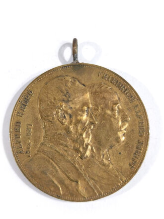 Tragbare Medaille Alfred Krupp " Industrieller, auf...